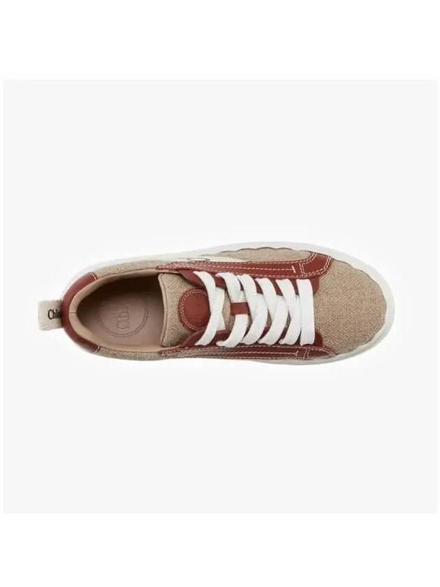 Lauren Leather Converse Low Top Sneakers Brown - CHLOE - BALAAN 4