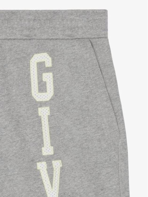 College Bermuda Cotton Shorts Grey - GIVENCHY - BALAAN 6