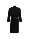 Collarless belt coat FG24FW30624BRHBLACK - FEAR OF GOD - BALAAN 1