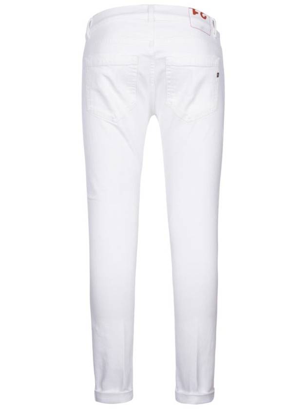 Denim Straight Pants UP232 BS0030U PTD 000 WHITE - DONDUP - BALAAN 3