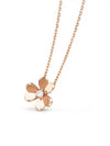 Freeball Diamond Pendant Small Necklace Rose Gold - VANCLEEFARPELS - BALAAN 5