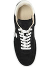 Bryce Suede Low Top Sneakers Black - ISABEL MARANT - BALAAN 5