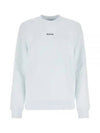 Micro Logo Print Sweatshirt White - MSGM - BALAAN 2