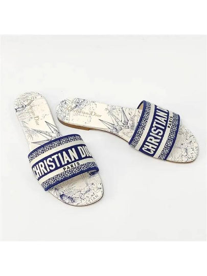 Dway Rev DeInfini Slippers Blue - DIOR - BALAAN 2