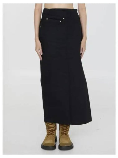 Twisted Denim Skirt 271443 - LOEWE - BALAAN 1