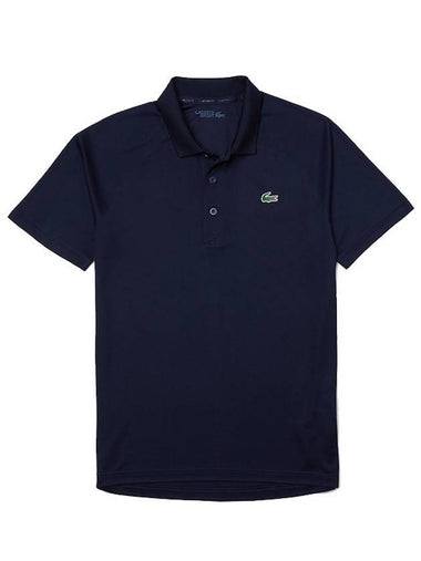 Logo Basic Short Sleeve PK Shirt Navy - LACOSTE - BALAAN 1