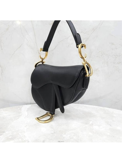 Lux You Calfskin mini leather saddle bag - DIOR - BALAAN 2