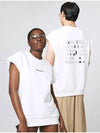 Typographic Sleeveless White - ATHPLATFORM - BALAAN 1