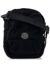 Lino Nylon Tela-TC Cross Bag Black - STONE ISLAND - BALAAN 2