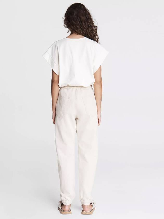 Cotton Hemp Straight Pants Natural - RAG & BONE - BALAAN 4