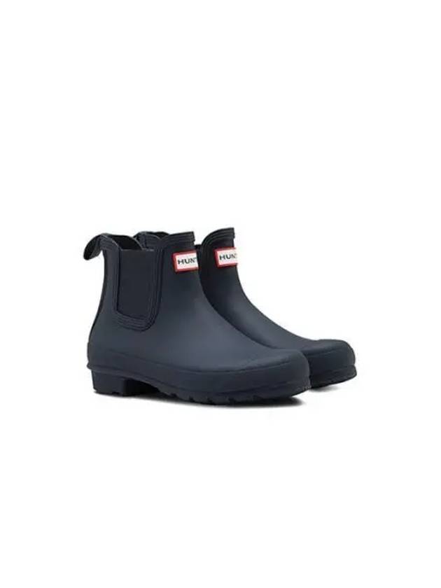 Women's Original Chelsea Rain Boots Navy - HUNTER - BALAAN 2