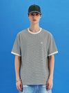 Symbol Stripe TShirt Ivory - UNALLOYED - BALAAN 1