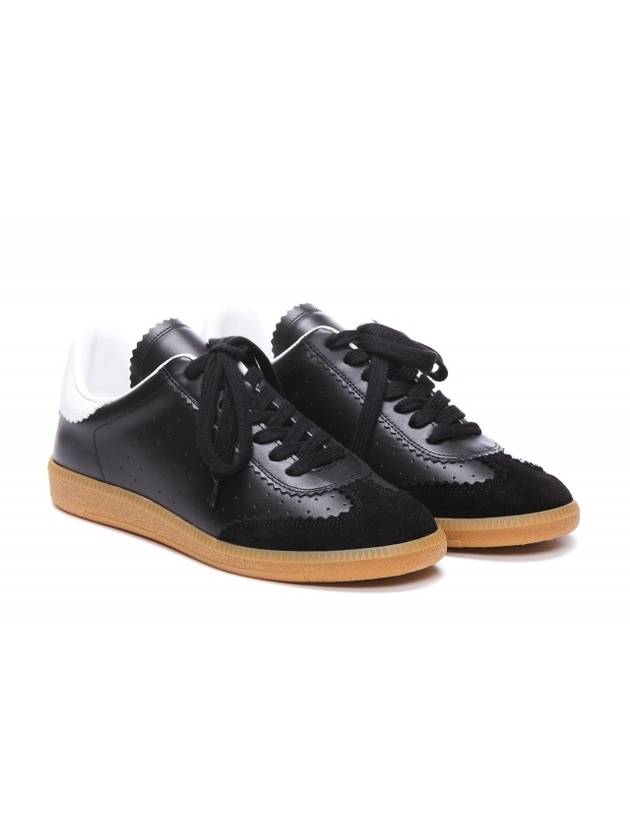 Bryce Logo Tab Low Top Sneakers Black - ISABEL MARANT - BALAAN 2