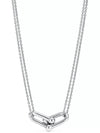 Tiffany Hardware Large Double Link Pendant Sterling Silver - TIFFANY & CO. - BALAAN 1