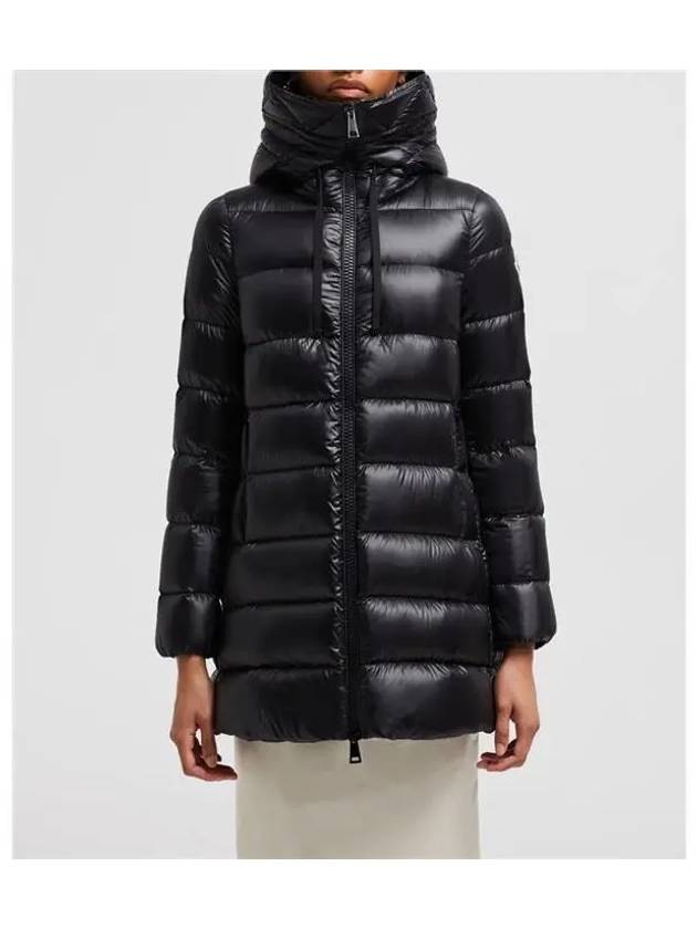 Women's Suyen Long Padding Black - MONCLER - BALAAN 9