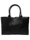 Arco Intrecciato Small Tote Bag Black - BOTTEGA VENETA - BALAAN 2