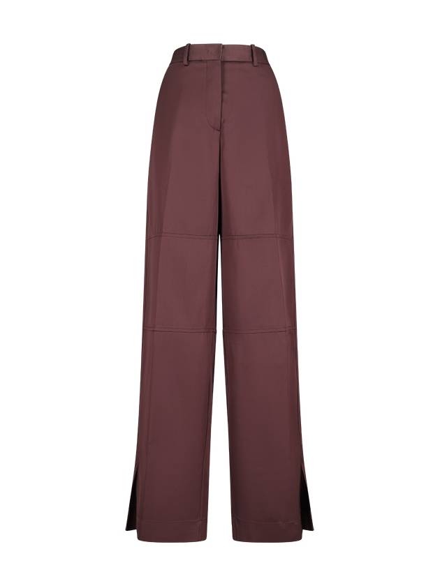 TAILORED TROUSERS WITH SLIT - JIL SANDER - BALAAN 1