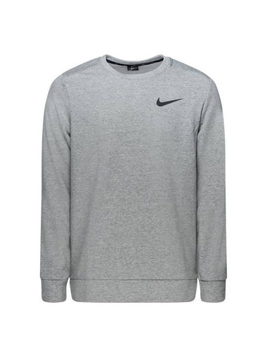 Dri Fit Pullover Crew Sweatshirt Grey - NIKE - BALAAN 1