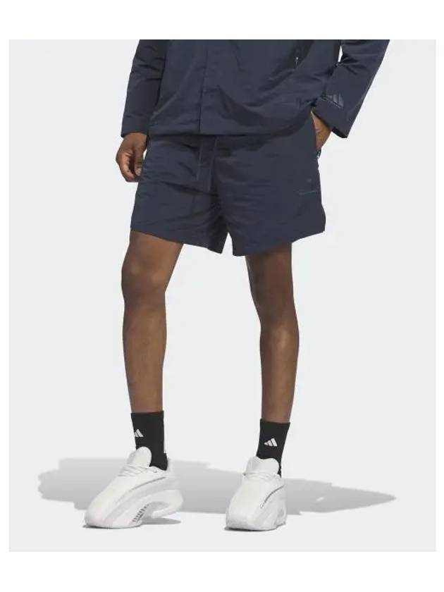 adidas Basketball Woven Short Pants Deep Navy IY0025 - ADIDAS - BALAAN 2