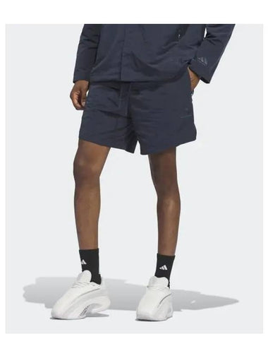 adidas Basketball Woven Short Pants Deep Navy IY0025 - ADIDAS - BALAAN 1