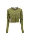 Bea Cropped Cardigan Sage Green - VIVIENNE WESTWOOD - BALAAN 2