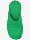 Intrecciato Rubber Slippers Green - BOTTEGA VENETA - BALAAN 8