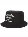 Atelier Embroidered Cotton Canvas Bucket Hat Black - DIOR - BALAAN 2