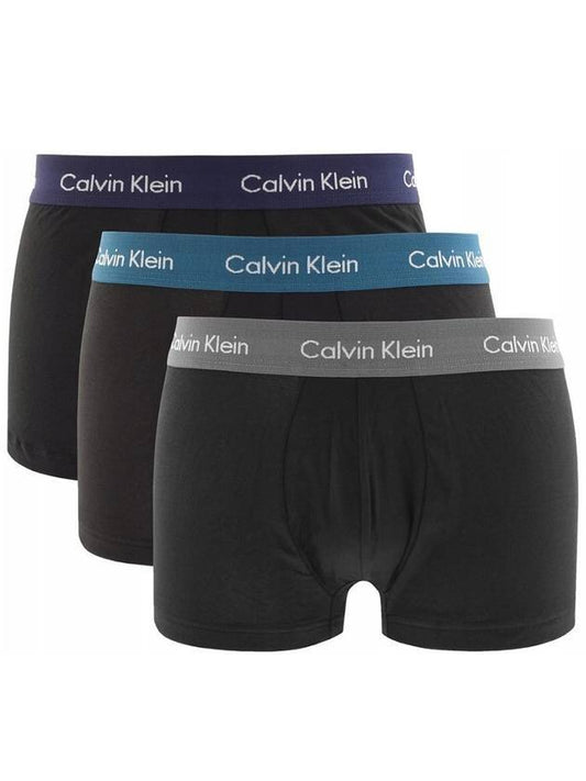 Low Rise Briefs 3 Pack Black - CALVIN KLEIN - BALAAN 1