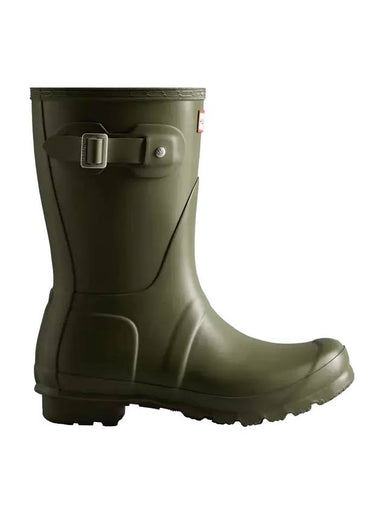 Original Matte Short Rain Boots Olive Leaf - HUNTER - BALAAN 1