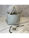 Picotan 18 GRIS PERLE silver palladium hardware PICOTIN GRIS PERLE B engraved STK - HERMES - BALAAN 3