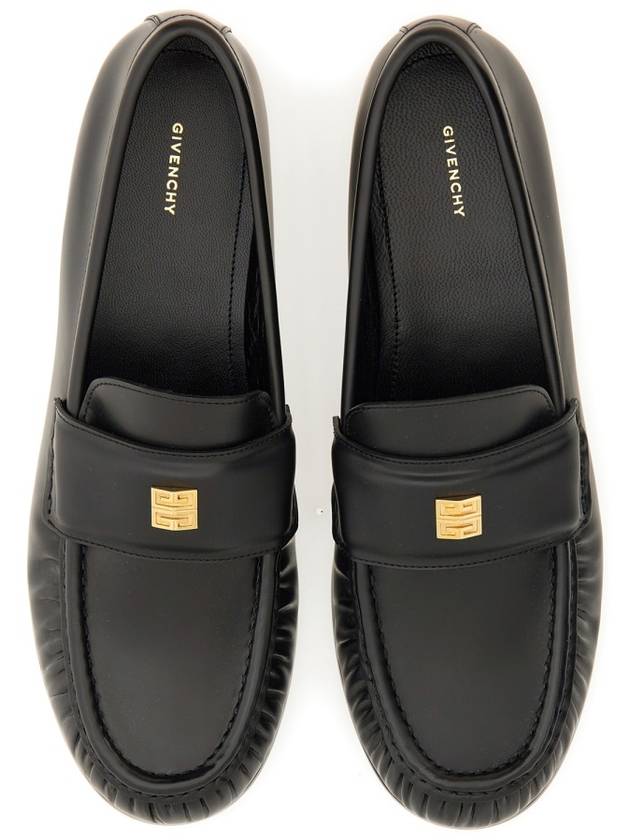 4G Leather Loafers Black - GIVENCHY - BALAAN 4