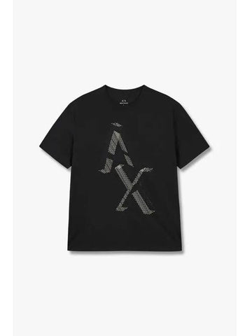 Men s Logo Graphic Easy T Shirt Black - ARMANI EXCHANGE - BALAAN 1