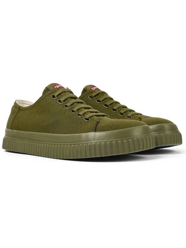 Peu Roda Recycled Cotton Low Top Sneakers Green - CAMPER - BALAAN 4