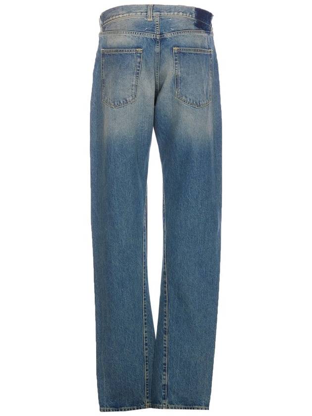 Turn-Up Hem Jeans Blue - MAISON MARGIELA - BALAAN 3