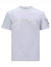 Logo Short Sleeve T-Shirt Optical White - MONCLER - BALAAN 2