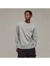 Classic Chest Logo Cotton Sweatshirt Grey - Y-3 - BALAAN 3