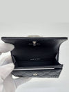 Boy  Flap Card Holder Grained Calfskin Ruthenium Black - CHANEL - BALAAN 8