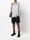 Logo Print Cotton Sweatshirt Gray - BURBERRY - BALAAN.