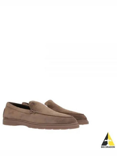 Suede Slipper Loafers Brown - TOD'S - BALAAN 2