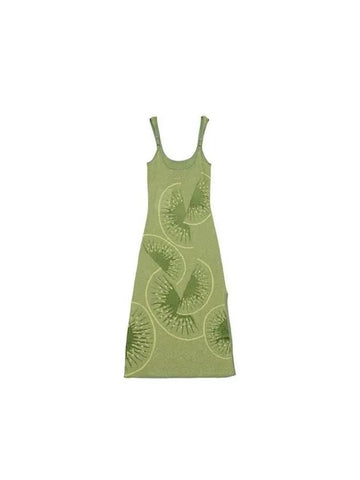 Falling Hockney Long Dress Kiwi - HOUSE OF SUNNY - BALAAN 1