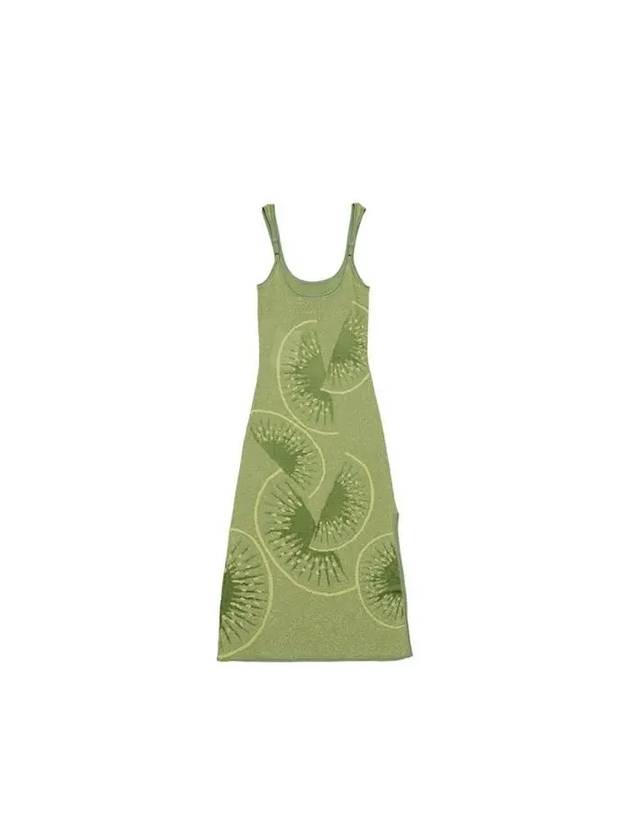 Falling Hockney Long Dress Kiwi - HOUSE OF SUNNY - BALAAN 1