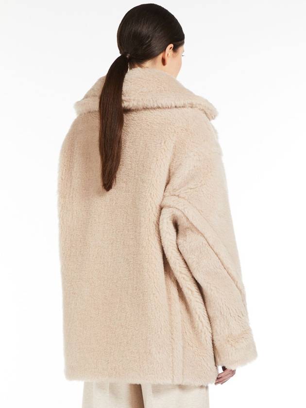 Cuban Teddy Oversized Fur Beige - MAX MARA - BALAAN 5