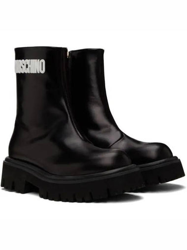 Black Gumi ankle boots 232720F113003 271344 1148933 - MOSCHINO - BALAAN 1