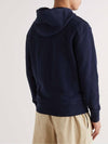 Chillax Fox Patch Classic Hoodie Navy - MAISON KITSUNE - BALAAN 4