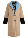 Febbe shearling coat FEBBE SKY 17210 - SAKS POTTS - BALAAN 1