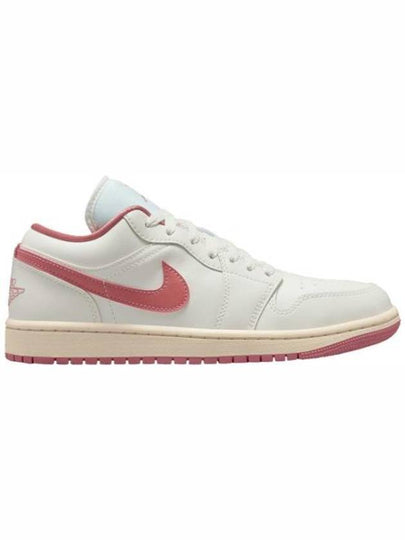 Air Jordan 1 Low Top Sneakers Pink Salt Guava Ice - NIKE - BALAAN 2