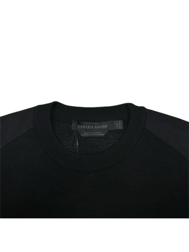 Dartmouth Crew Neck Knit Top Black - CANADA GOOSE - BALAAN 7