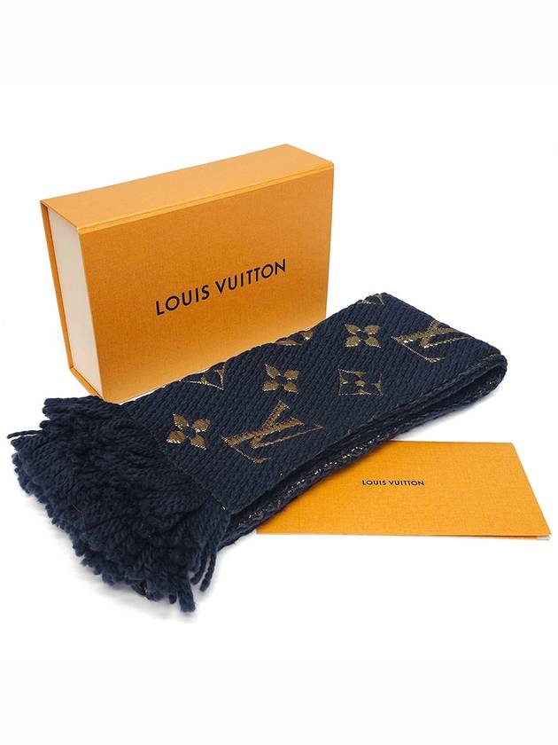 M70815 Wool Silk Blend Logo Muffler - LOUIS VUITTON - BALAAN 1