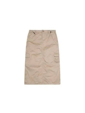 KODAK Apparel Trip Cotton Cargo Skirt Women BEIGE - KODO - BALAAN 1