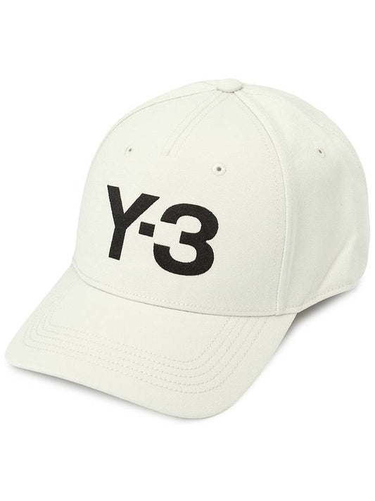 Y 3 Logo H62982 TALC Ball Cap Hat - YOHJI YAMAMOTO - BALAAN 1